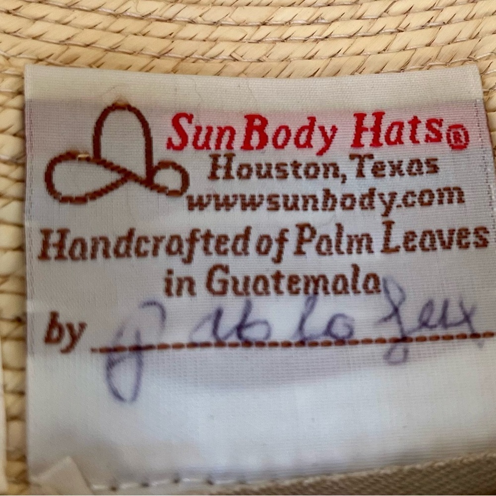 Handcuffed of Palm Leaves In Guatemala Sun Hat 7/8 (55) Sun Body Hats - Picture 14 of 15